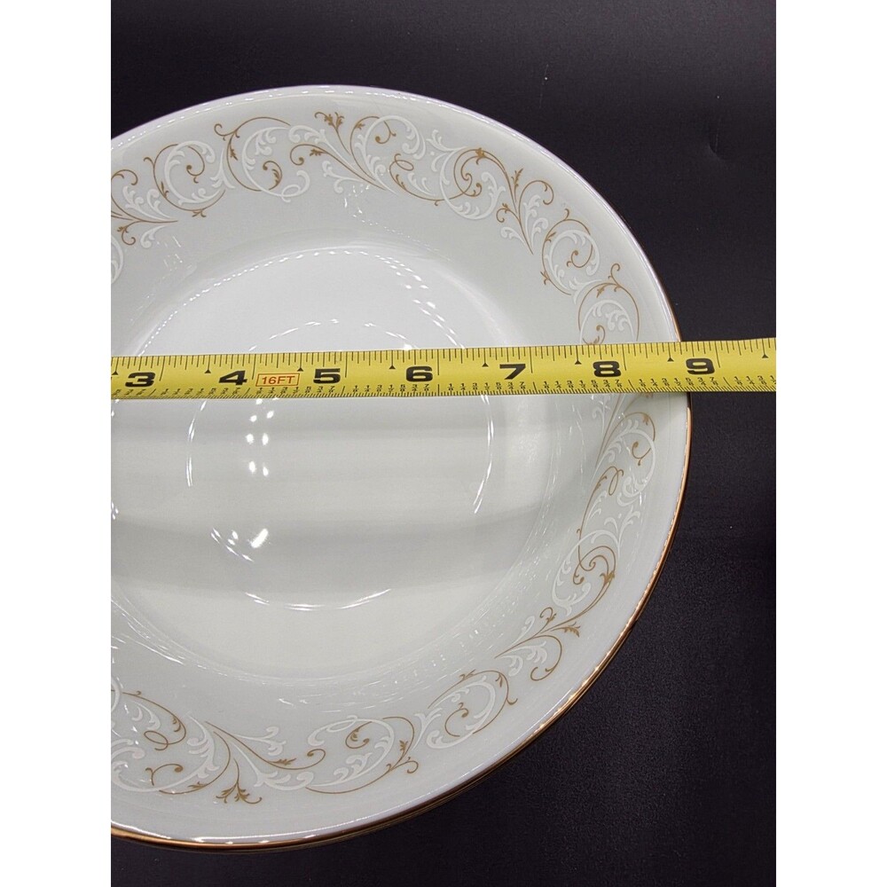 Noritake Duetto 6610 8.75" Round Serving Bowl Japan Excellent Condition Vtg - Picture 5 of 7